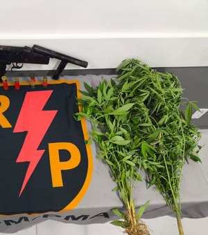 Homem é preso por tentativa de homicídio, porte ilegal de arma de fogo e posse de drogas em Santana do Ipanema