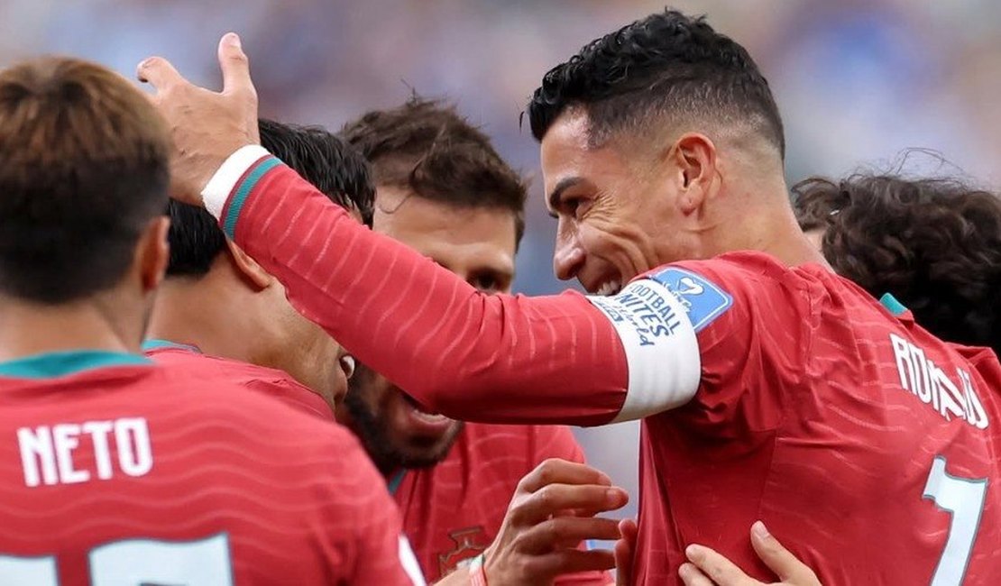 Com dois de CR7, Portugal goleia o Uzbequistão na Copa do Mundo