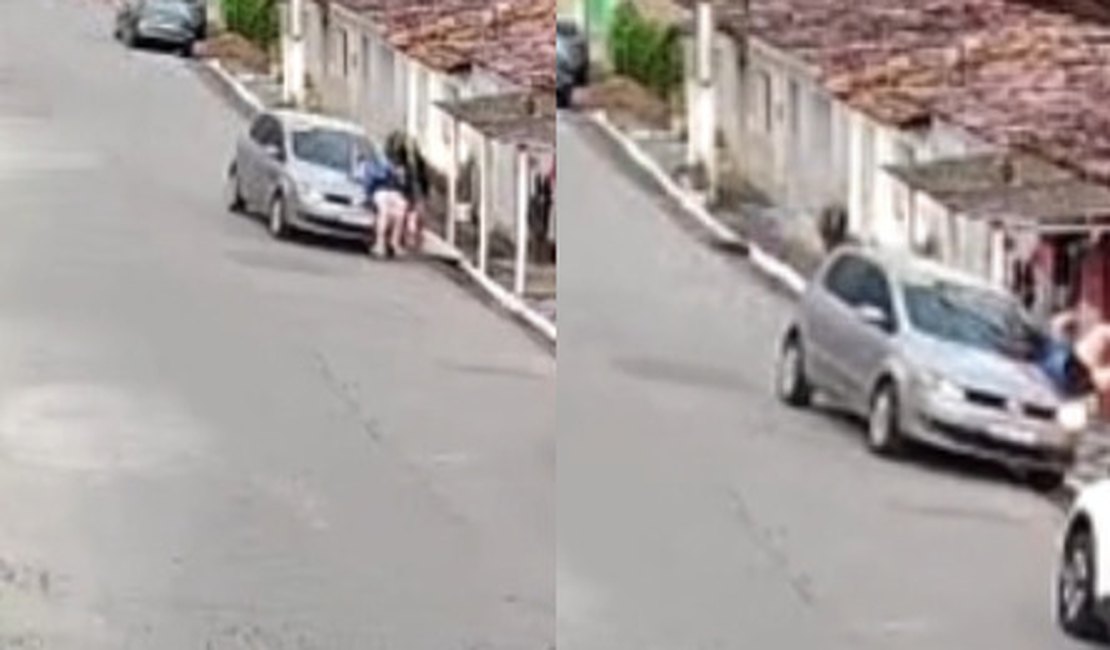 Imagens mostram momento em que mulheres são atropeladas em Paulo Jacinto