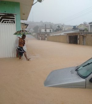 Devido às chuvas, município orienta população de risco a buscar abrigo temporário