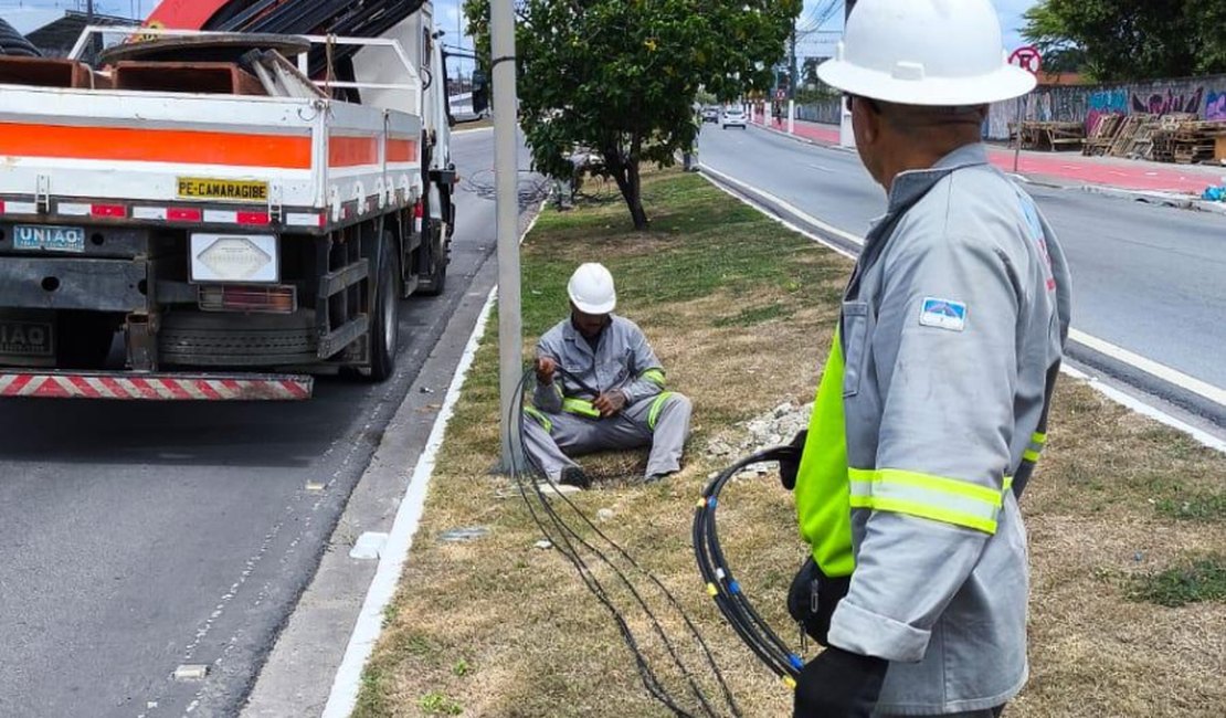 Novo furto de cabeamentos no viaduto da antiga PRF gera prejuízo de cerca de R$ 500 mil