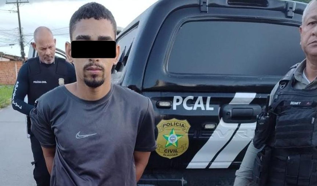 Operação integrada entre o 8º BPM e a DHPP resulta na captura de suspeito de homicídio em Rio Largo; atuação do setor de inteligência foi decisiva para o êxito da ação.