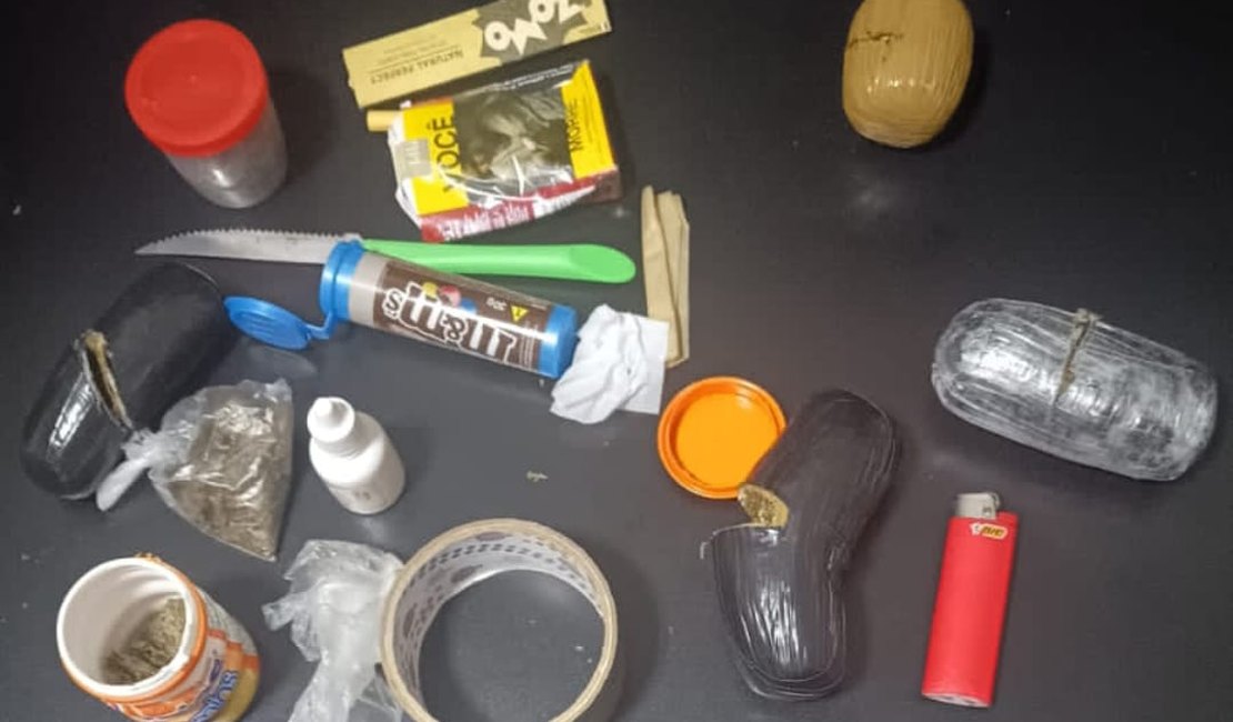 Polícia impede entrada de drogas e bilhetes de facção em presídio do Agreste