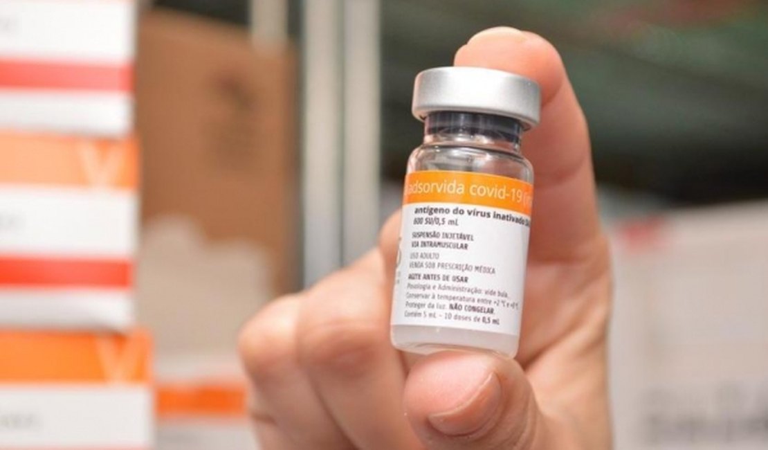 Mais de 14 mil pessoas faltam receber a segunda dose da Coronavac no Estado