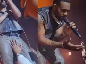 Astro pop, Mario sofre assédio sexual em show e dá bronca em fã