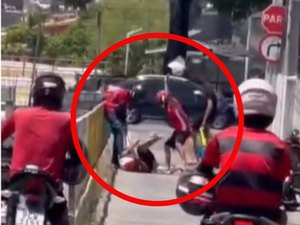 Homem é agredido por dupla de motociclistas em Maceió; violência pode ter relação com organizadas