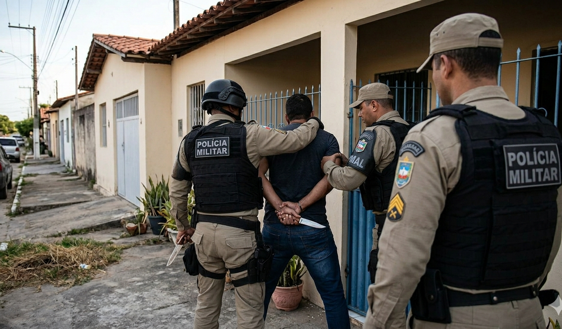 Homem diz que vai 'dar facada' na mãe em Arapiraca para conseguir dinheiro para se drogar