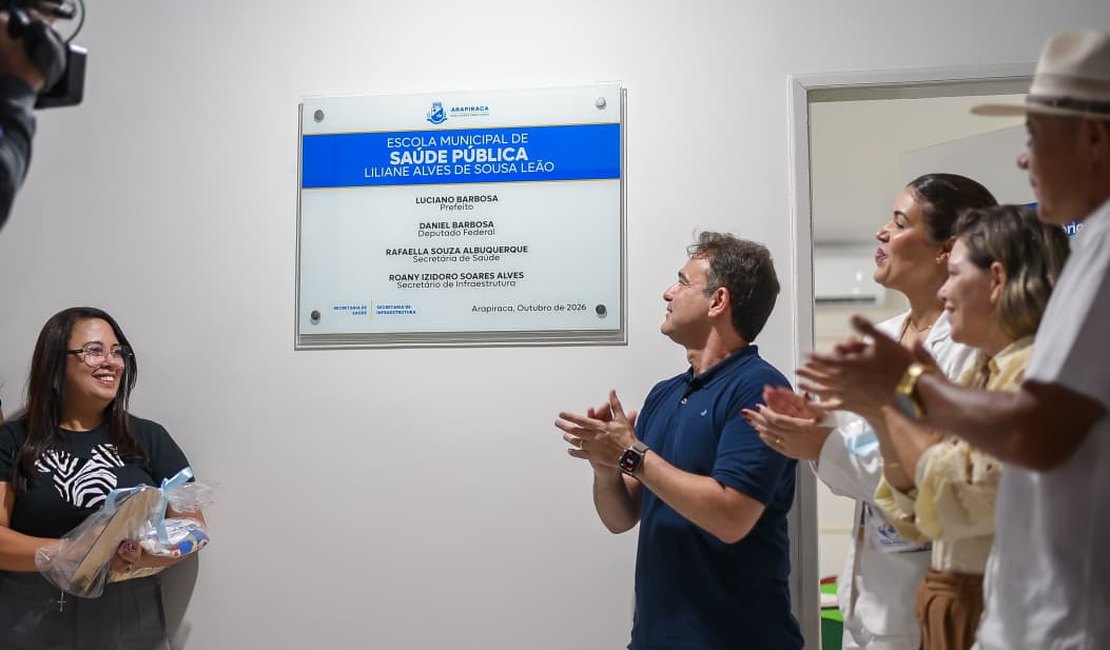 Arapiraca inaugura primeira escola de saúde pública do Estado