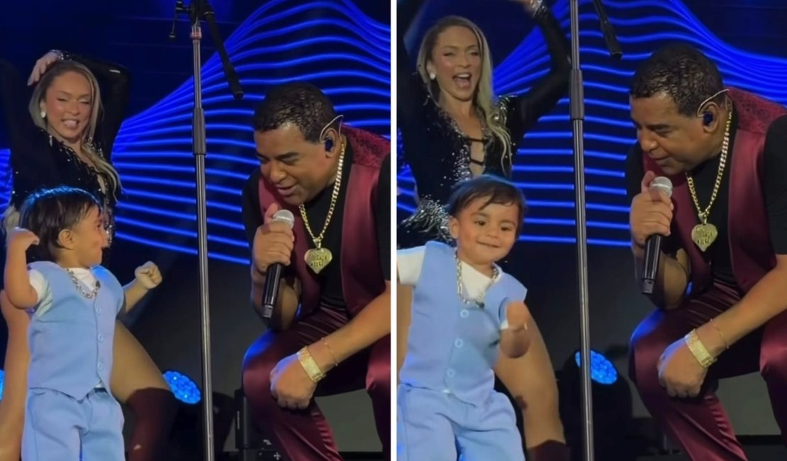 Raça Negra emociona em show histórico e bebê domina o palco