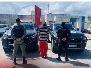 Acusado de homicídio é preso na zona rural de Porto Calvo