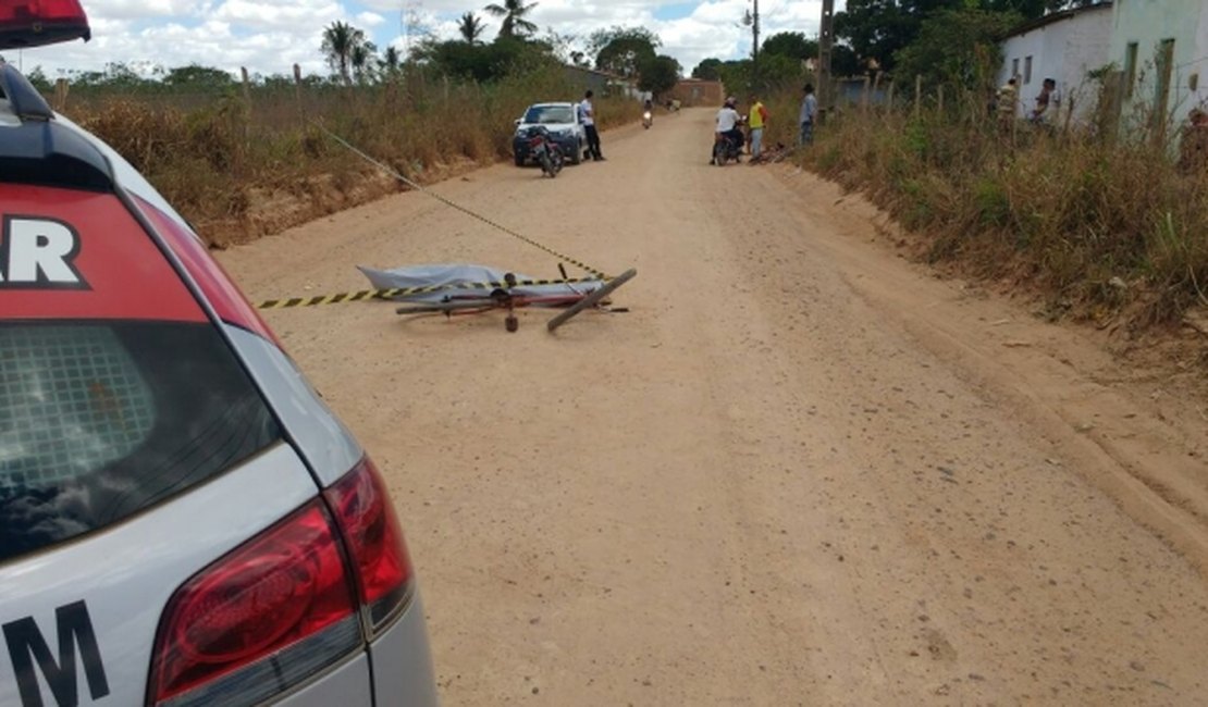 Homem é assassinado enquanto trafegava em uma bicicleta na zona rural de Arapiraca