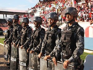 PM garante segurança durante partidas da primeira rodada do Campeonato Alagoano