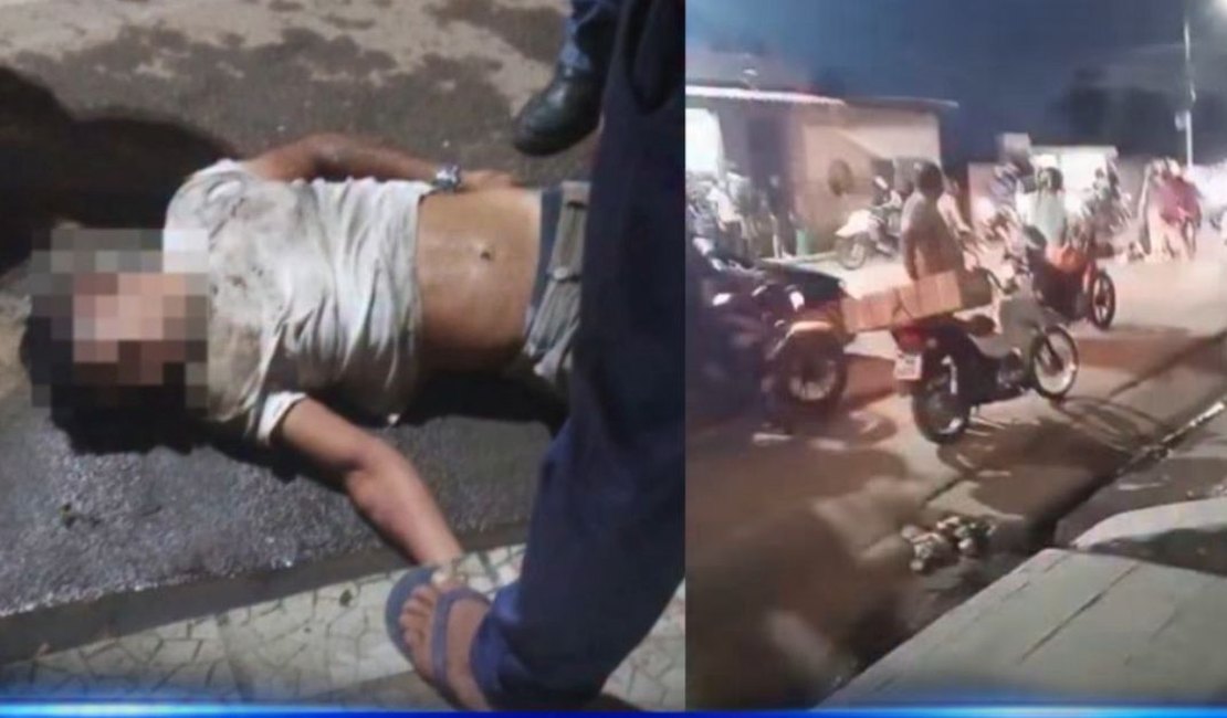 Jovem fica ferido em colisão entre motocicletas em Palmeira dos Índios