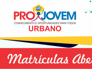 Inscrições seguem abertas para o Projovem Urbano