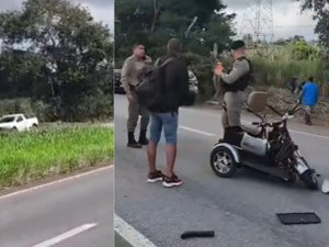 Idoso de 71 anos morre após colisão frontal na BR-104, em Rio Largo