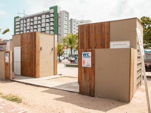 Banheiros públicos da orla marítima de Maceió funcionam em novo horário