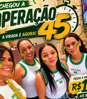 Loja feminina de Arapiraca lança “Operação 45” inspirada nos minutos finais de uma partida de futebol