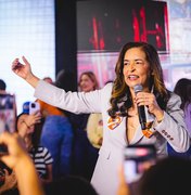 Dra. Eudócia sobe o tom contra Renan Calheiros durante ato de apoio a Marina JHC