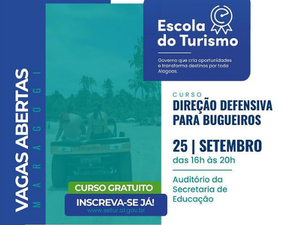Maragogi oferece curso gratuito de direção defensiva para bugueiros da região