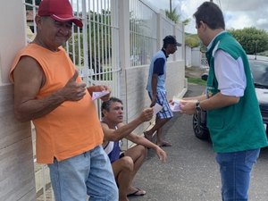 Secretaria de Saúde de Palmeira realiza mutirão contra a dengue no bairro Vila Maria