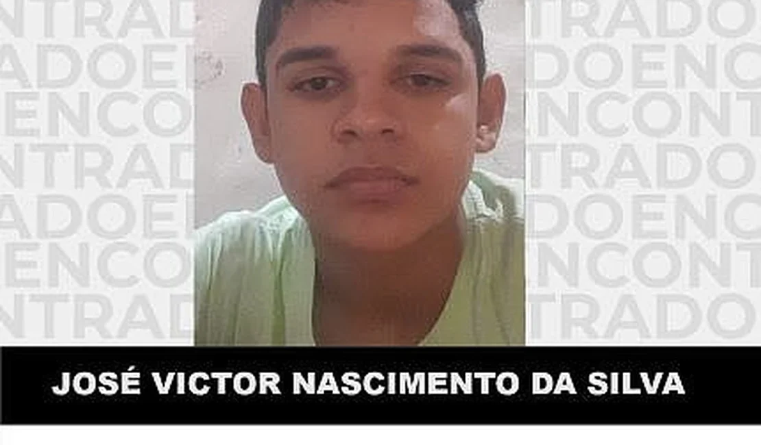 Adolescente que havia desaparecido há cinco dias é encontrado