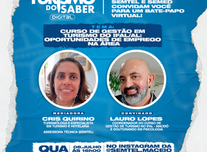 Gestão em Turismo é tema de live nesta quarta-feira (08)