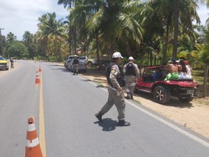 BPRv realiza operações na rodovia AL-101 Norte