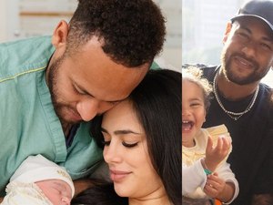 Bruna Biancardi posta fotos de Mel, sua segunda filha com Neymar: 'Te amamos'