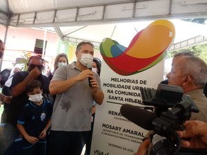 Renan Filho inaugura obras no complexo de grotas Santa Helena