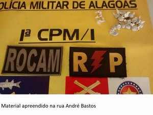 Polícia Militar apreende maconha e pedra de crack
