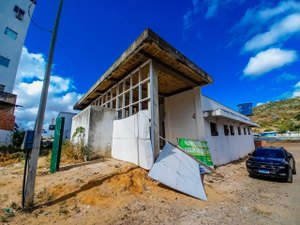 Prefeitura retoma obras da UBS Centro em ﻿Palmeira dos Índios