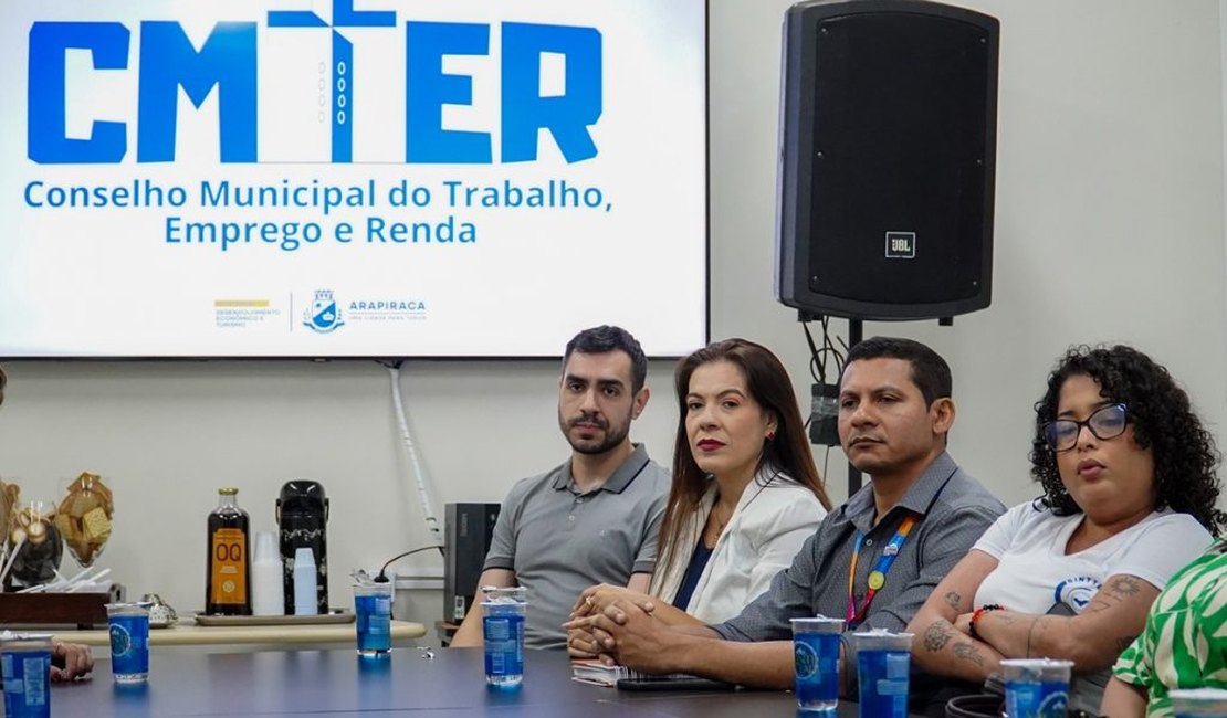 Arapiraca dá posse a novos conselheiros municipais de Trabalho, Emprego e Renda