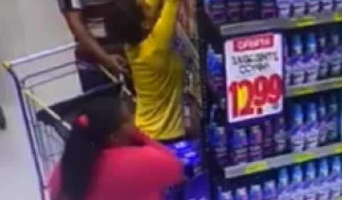 [Vídeo] Suspeitos de furtos em supermercados são procurados pela Polícia Civil de Arapiraca
