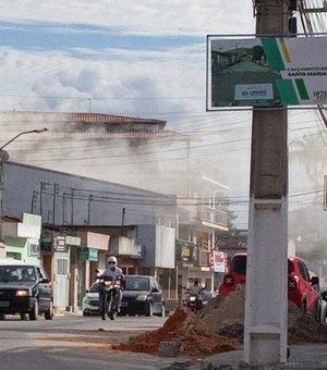 Churrasco acaba em princípio de incêndio em União dos Palmares