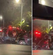 [Vídeo] Criminosos são presos em Maceió após roubar carro de filhos de policial militar