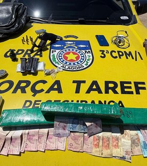 Polícia Militar desmantela ponto de tráfico e apreende armas em Atalaia