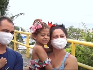Casal de Rio Grande do Norte lança campanha para conseguir cirurgia de filha em Maceió