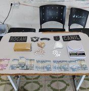 Homem é preso com maconha, cocaína e crack dentro de casa em Craíbas