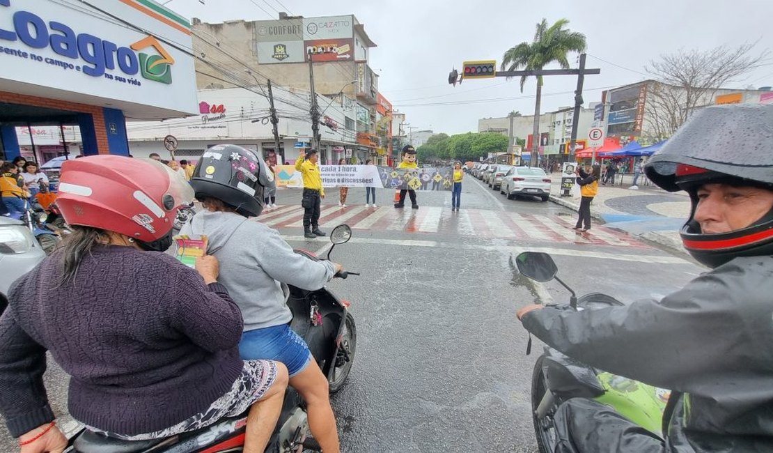 Blitz psicológica recebe o apoio da população em Arapiraca