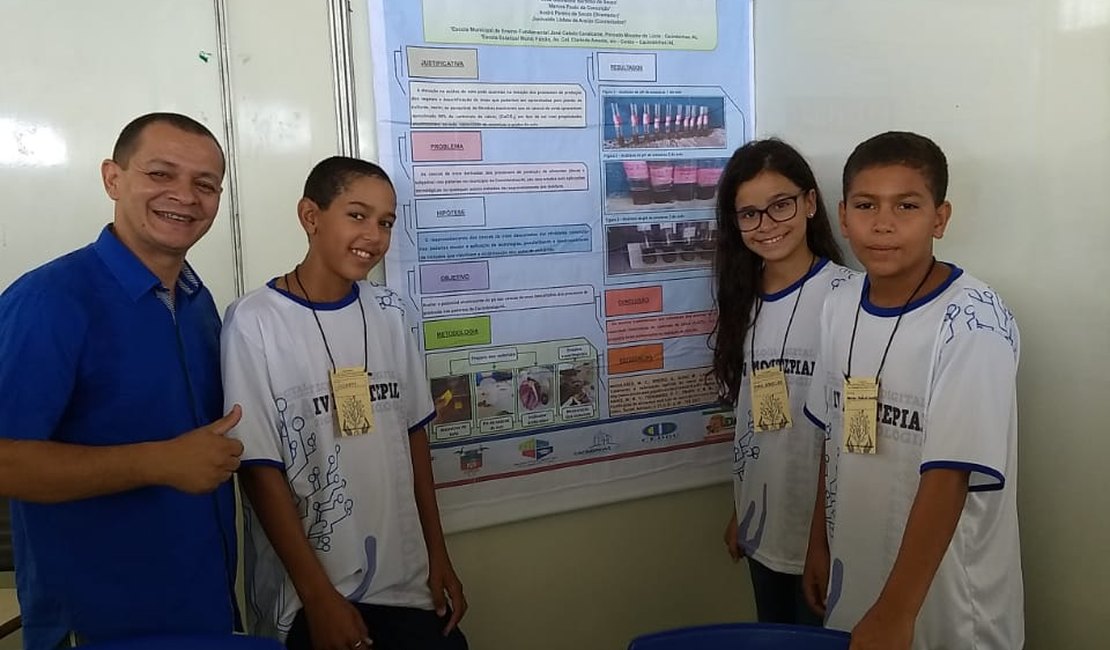 Alunos de escola em povoado de Cacimbinhas são finalistas em feira científica