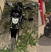 Adolescente sem CNH fica ferido após colisão entre moto e carro em Arapiraca