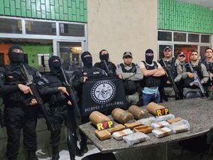 Segurança Pública apreende mais de 40 quilos de cocaína na AL-205