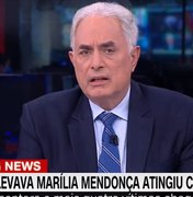 William Waack, também piloto, comenta sobre queda de avião de Marília Mendonça