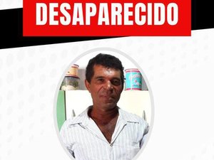 Homem desaparece e família pede ajuda para encontrá-lo