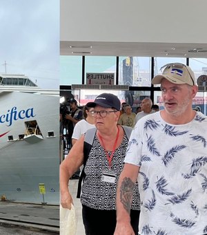 Primeiro navio da temporada de cruzeiros chega ao Porto de Maceió