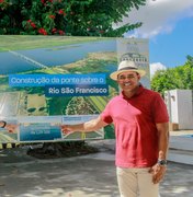 Canteiro de obras para construção da ponte Penedo-Neópolis é instalado em Alagoas
