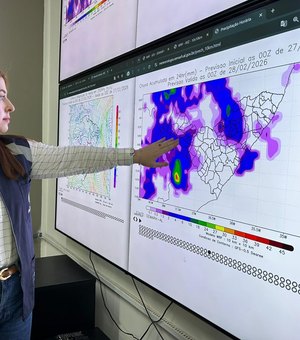 Previsão aponta dias de nebulosidade e chuvas passageiras em Alagoas