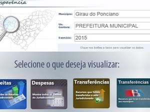 Cidade de Girau do Ponciano será investigada por descumprir a Lei da Transparência