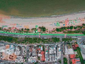 Orla de Maceió terá faixa verde para pedestres