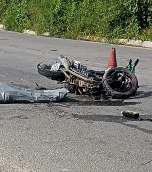 Motociclista morre após colisão com van na Ladeira da Chesf, em Rio Largo